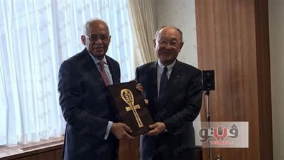 عبدالعال لرئيس شركة تويوتا: نتطلع لزيادة التجارة بين مصر واليابان