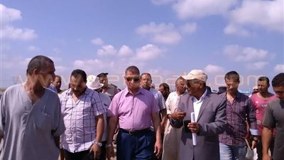 محافظ كفرالشيخ يتفقد أعمال تعميق «بوغاز» البرلس