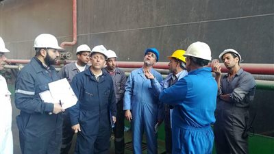 مدير الترسانات يتفقد ترسانة بورسعيد البحرية ويشيد بالمجهودات (صور)