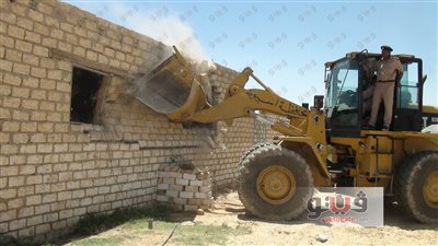 إزالة 572 تعد على أملاك الدولة بمساحة 2837 فدانا و52 ألف متر في أسيوط