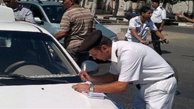 ضبط 8269 مخالفة مرورية بالجيزة