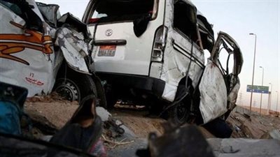 مصرع شخص وإصابة 3 بينهم معاون مركز الصف في حادث بطريق الفيوم