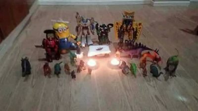 بالصور.. فتاة تقيم جنازة لـ«صرصار» مات بغرفتها