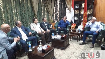 محافظ بورسعيد يستقبل وزير الشباب والرياضة