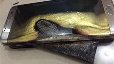 انفجار هاتف سامسوج الجديد «Galaxy S7 edge»