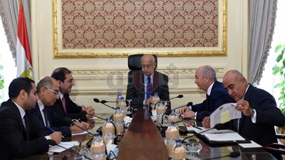 شريف إسماعيل يلتقي الرئيس التنفيذي لشركة «شل» العالمية