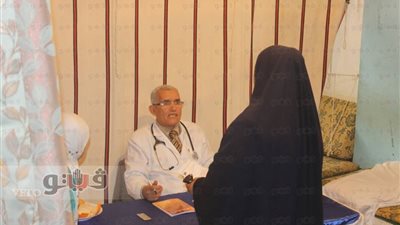 بالصور.. الكشف على 213 حالة في قافلة طبية بالشرقية