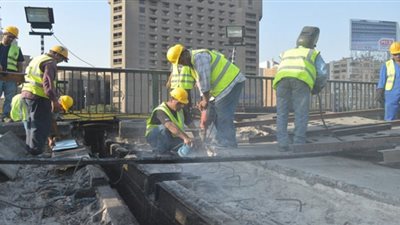 إغلاق جزئي لكوبري أكتوبر بسبب أعمال إصلاح الفواصل