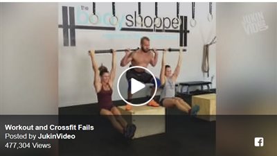 بالفيديو.. أشخاص يتعرضون لحوادث مروعة أثناء ممارسة التمارين الرياضية