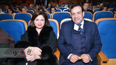 بالصور.. إلهام شاهين ووائل إحسان أول الحاضرين لحفل كارول سماحة