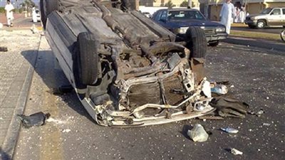 توقف الحركة بطريق «القاهرة - بلبيس» لانقلاب سيارة ملاكي