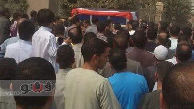 بالصور.. قرية تتا بالمنوفية تودع شهيد القوات المسلحة