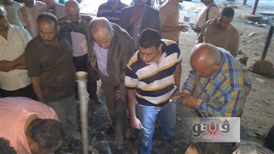 بالصور.. محافظ القليوبية يتفقد موقع هبوط أرضي بشبرا الخيمة