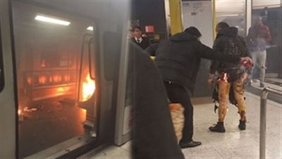 بالفيديو.. لقطات مروعة للحظة اشتعال النيران في محطة مترو «هونج كونج»