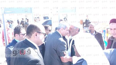 بالصور.. محافظ مطروح يستقبل وزراء الكهرباء والإنتاج الحربي والتعليم