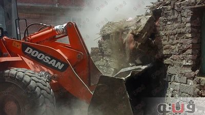 بالصور.. حملة لإزالة التعديات على أملاك الدولة بـ«خرسيت» في الغربية