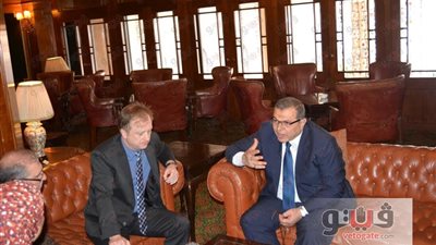 بالصور..«سعفان» يؤكد لـمنظمة العمل دعمه لمشروع تعزيز حقوق العمال