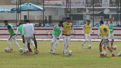 تدريبات تأهيلية للاعبي الزمالك استعدادًا لمباراة الرجاء