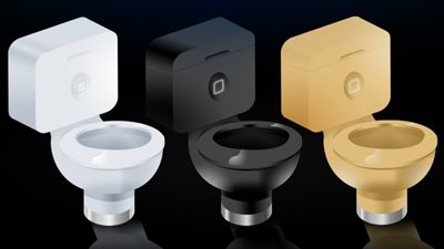 بالصور.. مراحيض شركة أبل من «آيفون»