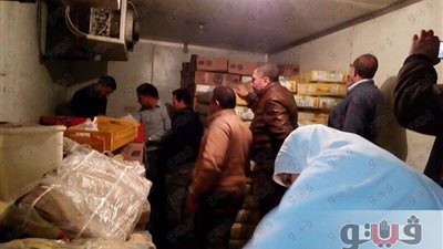بالصور.. ضبط لحوم فاسدة في مصنع بسطرمة بالقليوبية