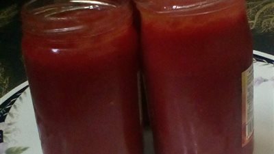 طريقة إعداد صلصة الطماطم البيتي