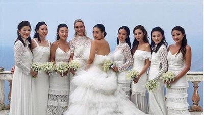 بالصور.. خبيرة موضة تقيم أفخم حفل زفاف لمدة ثلاثة أيام