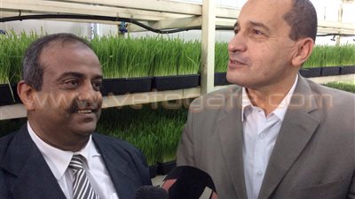 وزير الزراعة ومحافظ الشرقية يشيدان بتجربة الشعير المستنبت بأبوحجاب