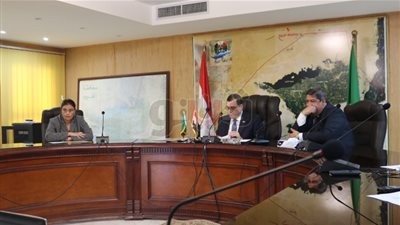 وفد هيئة الاستشعار من البعد يستعرض محاور تنمية الفيوم (صور)