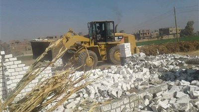 إزالة 21 حالة تعد على أراض زراعية في قنا (صور)