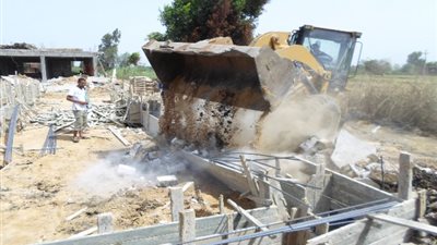 أمن الجيزة يواصل حملاته لإزالة التعديات على أراضي الدولة