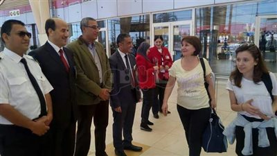 مطار شرم الشيخ يستقبل رحلة سياحية من الدنمارك
