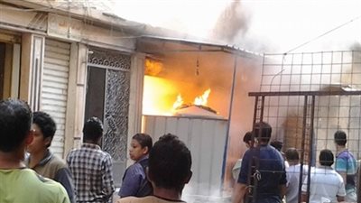 إصابة شخصين في حريق مخبز بالإسماعيلية