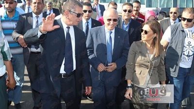 وزيرا الإنتاج الحربي والاستثمار يتفقدان المنطقة الاستثمارية بكفر الشيخ