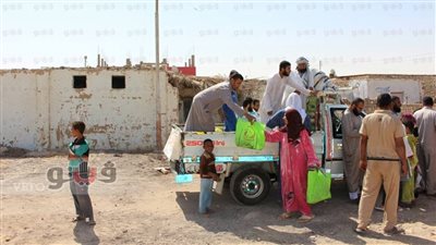 جمعية الفرقان الخيرية تنظم قافلة لقرية فلسطين بالوادي الجديد