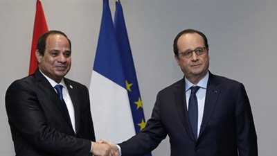 الرئاسة: قمة مصرية فرنسية غدا.. تبحث تعزيز التعاون في مختلف المجالات.. مصر ثالث أهم مستقبل للاستثمارات الفرنسية في المنطقة.. مؤتمر صحفي مشترك.. الرئيسان يشهدان توقيع 19 اتفاقية بين البلدين