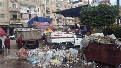 بالصور.. حملة لرفع مخلفات مولد إبراهيم الدسوقي بكفر الشيخ