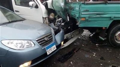 مصرع وإصابة 4 أشخاص في تصادم سيارتين بطريق «الإسكندرية - مطروح»