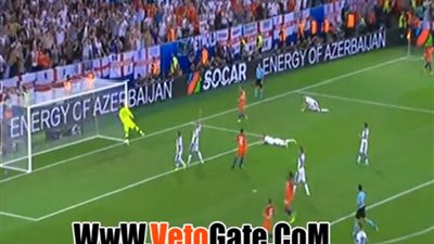 بالفيديو..«جيمى فاردى» يهدد مرمى سلوفاكيا