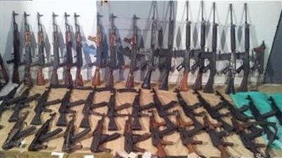 ضبط 94 سلاحا مسروقا من أقسام الشرطة خلال 24 ساعة