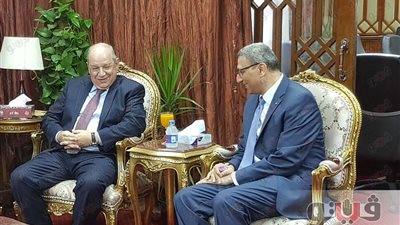 «أبو العزم» يستقبل أمين عام مجلس النواب بمكتبه لتقديم التهنئة