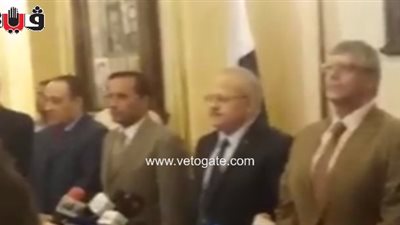 رئيس جامعة القاهرة الجديد يبدأ مؤتمر إعلان خطته بدقيقة حداد