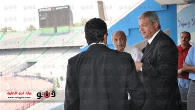 بالصور.. وزير الرياضة يناقش إمكانية إقامة مباراة الأهلي والجونة باستاد القاهرة