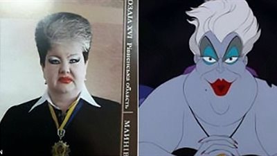 بالصور.. السخرية من قاضية أوكرانية لتشبيهها بشخصية كارتونية