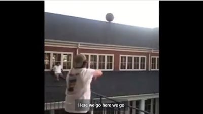 بالفيديو.. شاب يشعل «فيس بوك» بمهاراته في تسديد كرة السلة