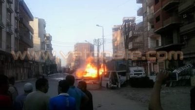 بالفيديو والصور.. أول لقطات من موقع انفجار خط الغاز بالمحلة الكبرى