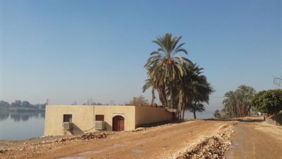 رئيس مدينة دشنا في قنا يتابع أعمال الرصف بمنطقة الصعايدة (صور)