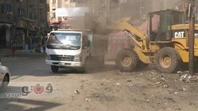 بالصور.. حملة نظافة مكثفة بمدينة قليوب