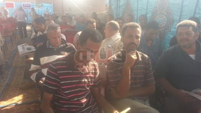 بالصور.. بدء لقاء أصحاب مدابغ مجرى العيون للمطالبة بحقوقهم