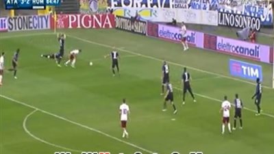 بالفيديو..«توتي» يتعادل بالهدف الثالث لـ«روما» في مرمى أتلانتا