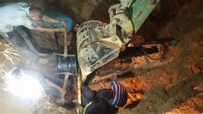 بالصور.. استياء أهالي الخانكة بسبب انقطاع المياه ٨ ساعات